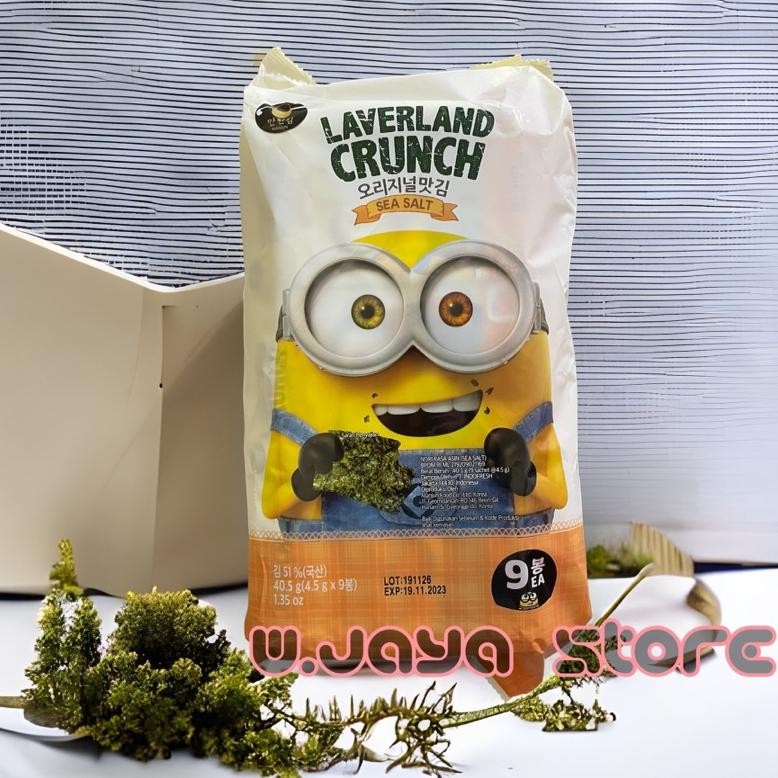 

LAVERLAND CRUNCH SEAWEED SEA SALT / HOT & SPICY / CHEESE