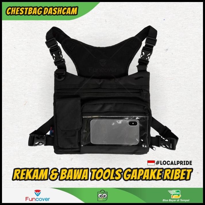Chestbag Tas Dada Tactical Record Candid Camera Gadget Motor Funcover