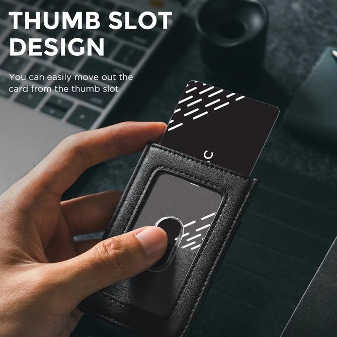 

Dnac Id Card Holder With Lanyard Money Pocket - Black