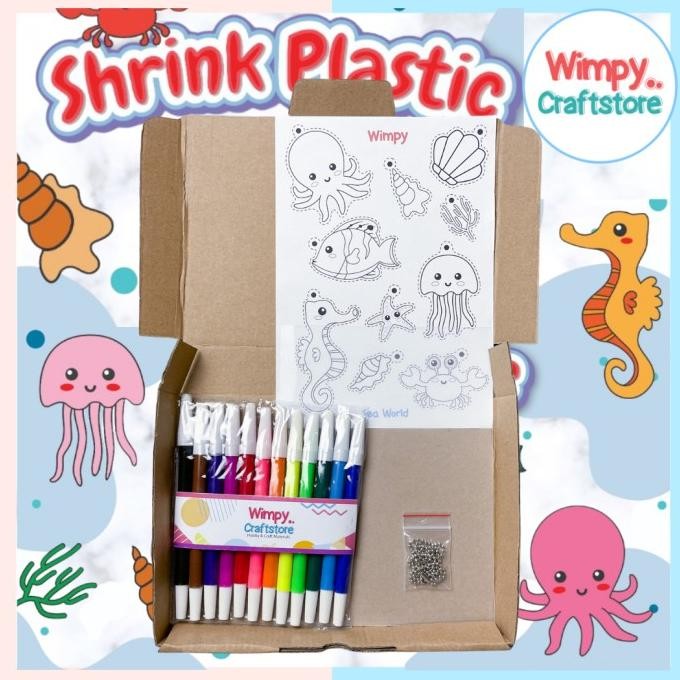 

Wimpy Craft Kit Shrink Plastic Diy Kerajinan Tangan Shrink Plastik