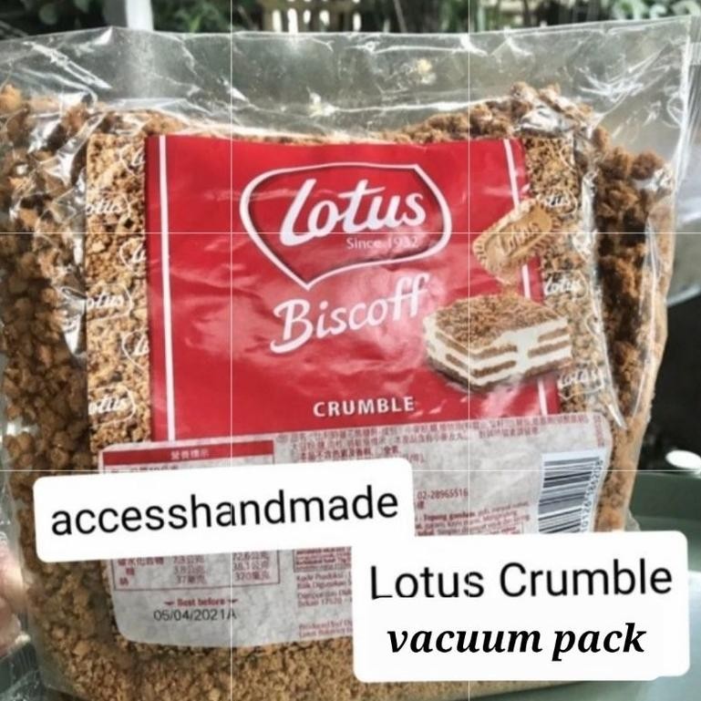 

Lotus Biscoff Crumble biscuit remah pecahan crumbs