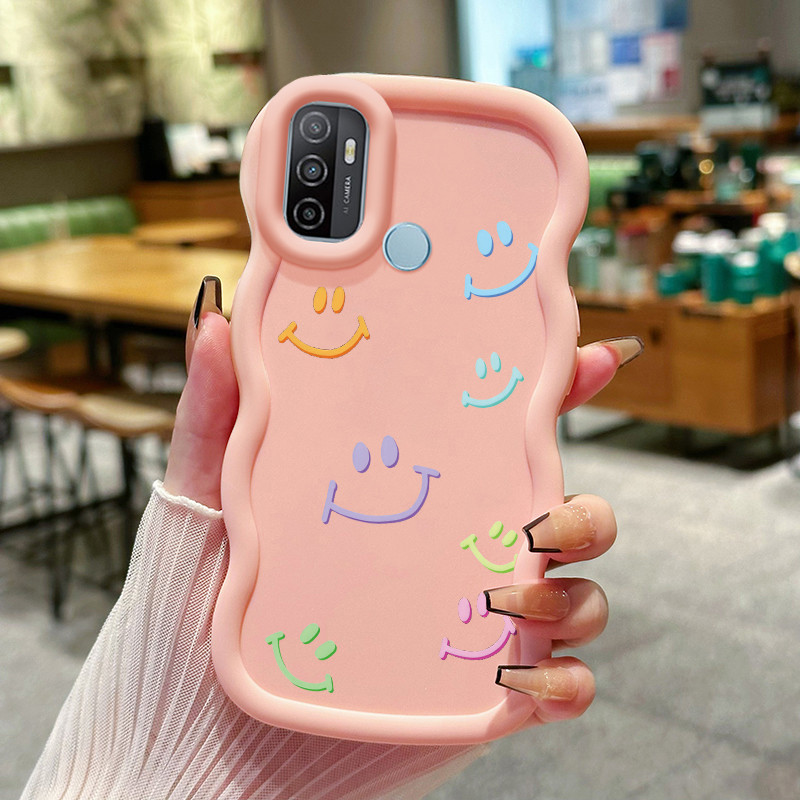 Casing Hp Untuk OPPO A53 2020 A33 2020 A53s A32 A11s Case Casing Softcase tas Emoji penutup pelindun