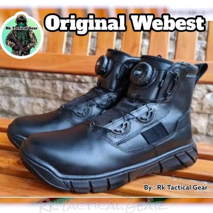 Sepatu PDH Original Webest midtrack Boa System - TNI POLRI Paspamres