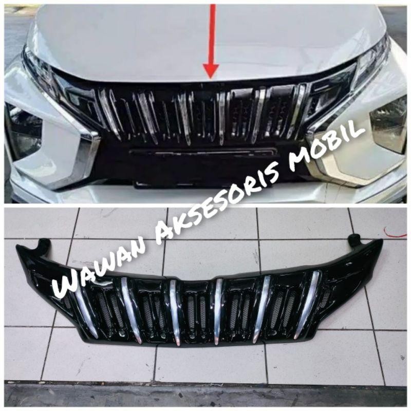 Grill Apollo Xpander Hitam Glossy Lis Chrome