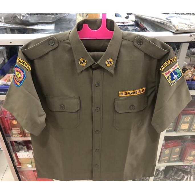 Baju PDH Pol PP Baha Luster