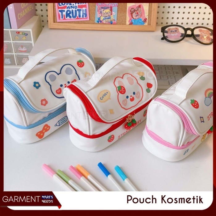 

Tempat Pensil Anak Import Lucu Pencil Case Korea Travel Make Up Pouch