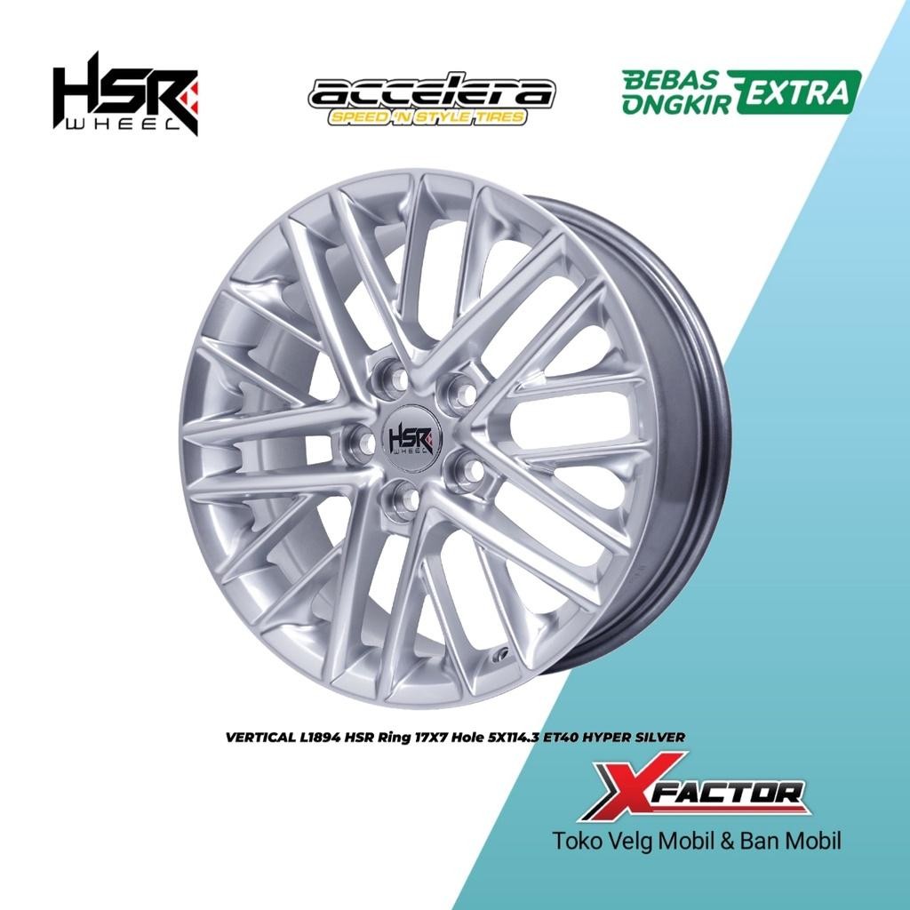 Velg Racing Hsr Vertical Ring 17 Cocok Untuk Mobil Hrv, Innova, Xpander, Dll
