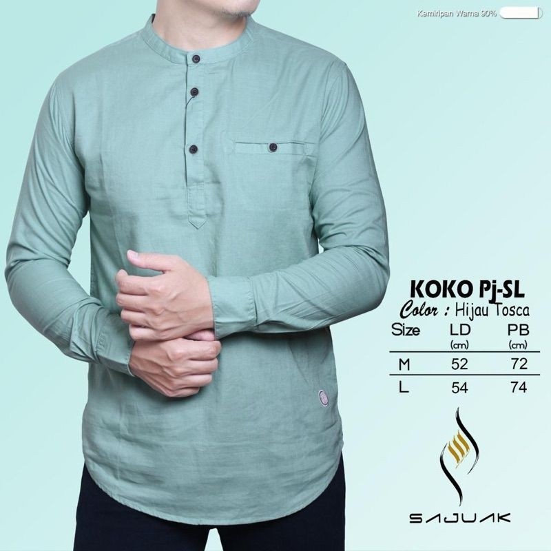 KOKO LENGAN PANJANG SAJUAK ORIGINAL/PAKAIAN PRIA/ATASAN PRIA