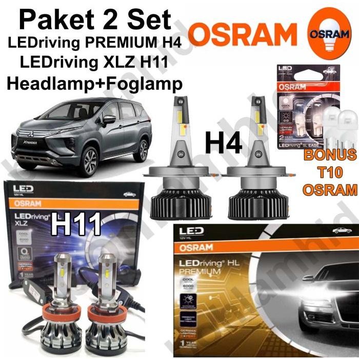 Lampu Led Xpander Expander Osram (Headlamp H4 Premium+Foglamp H11 Xlz)