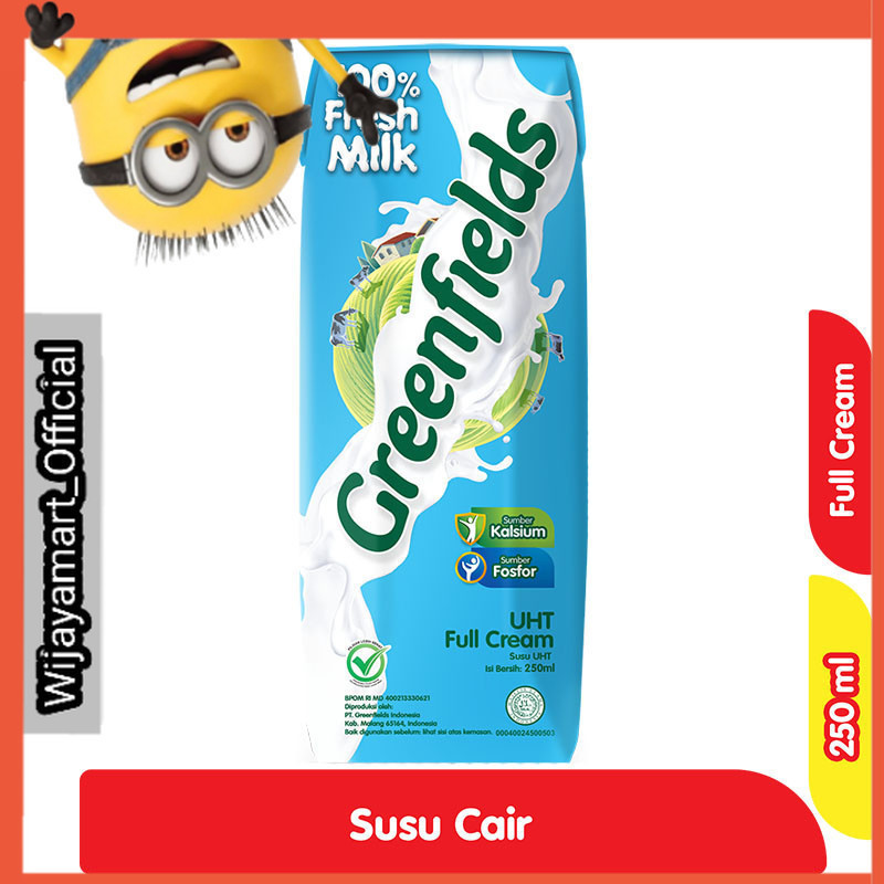 

Greenfields Susu UHT Full Cream Kotak 250 ml