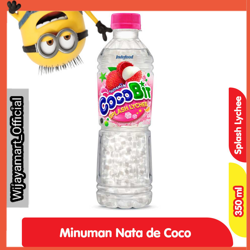 

Cocobit Minuman Splash Leci Botol 350 ml