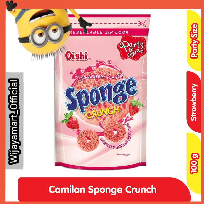 

Oishi Sponge Crunch Stroberi 100 g