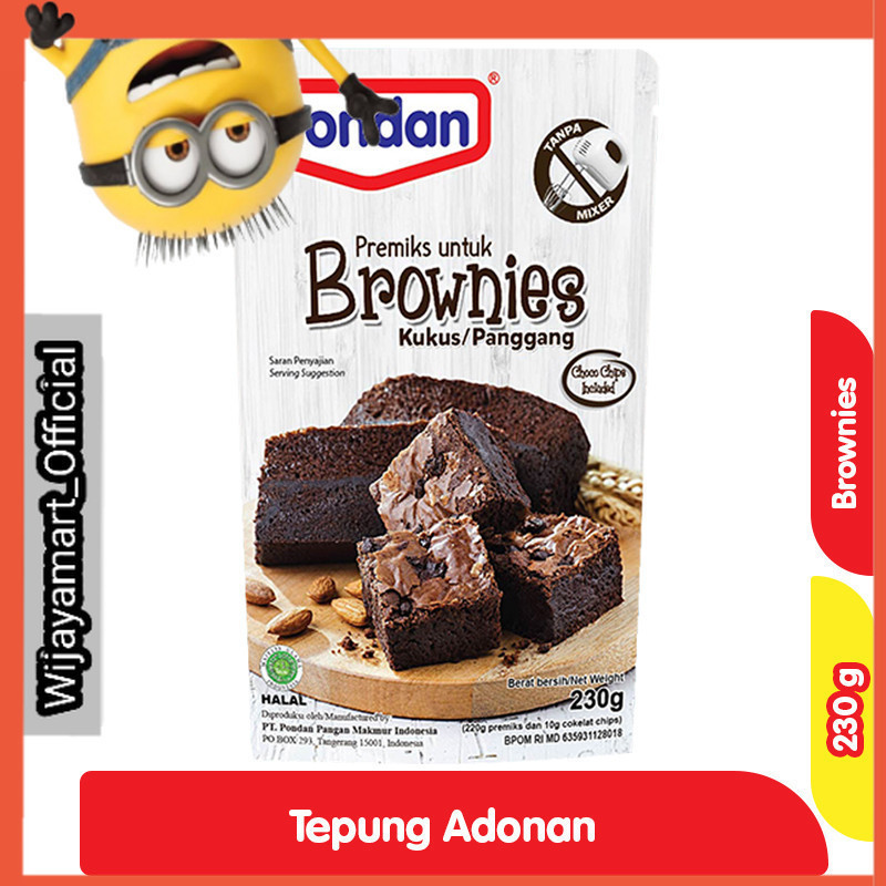 

Pondan Brownies Kukus 230 g