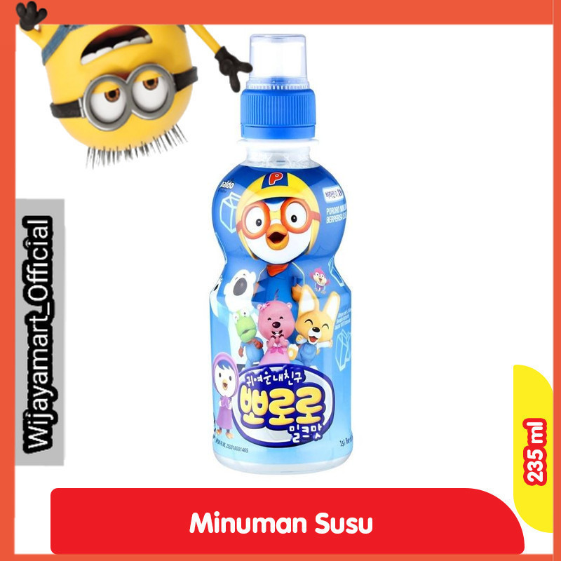 

Pororo Minuman Rasa Susu Botol 235 ml