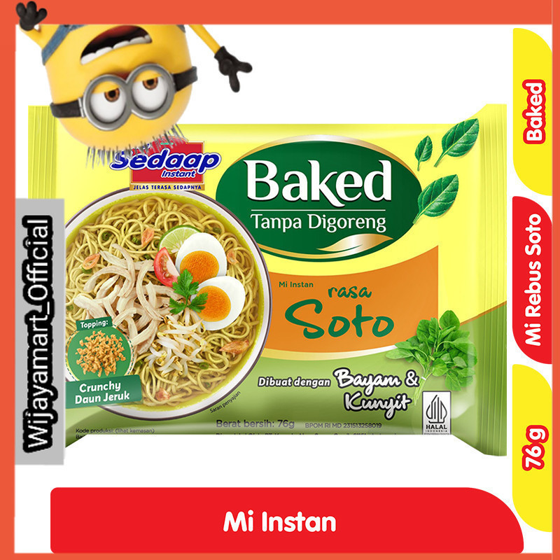 

Sedaap Baked Mi Instan Soto 76 g