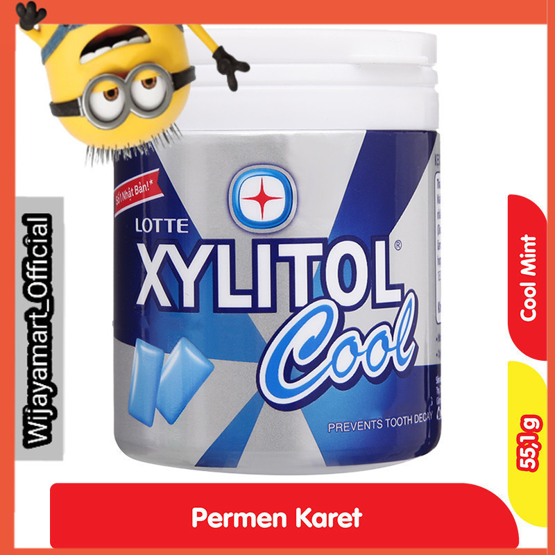 

LOTTE XYLITOL Permen Karet Cool Mint 55.1 g