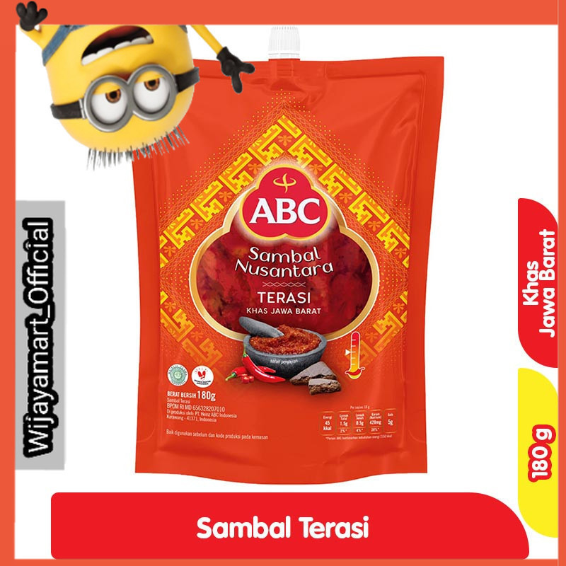 

ABC Sambal Terasi Pouch 180 g