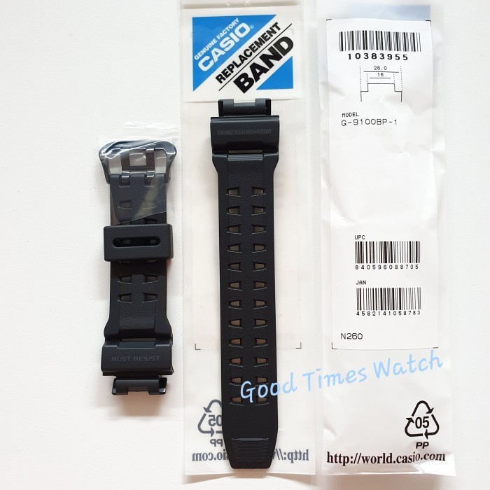 STRAP G-SHOCK G-9100BP-1 G 9100BP G 9100 FIT G 9200 CASIO ORIGINAL