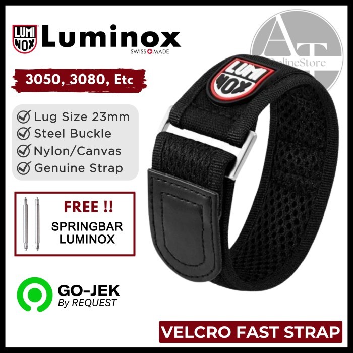 TERLARIS Tali Jam Luminox - Velcro Strap Luminox 3050 3080 3950 8800 ORIGINAL