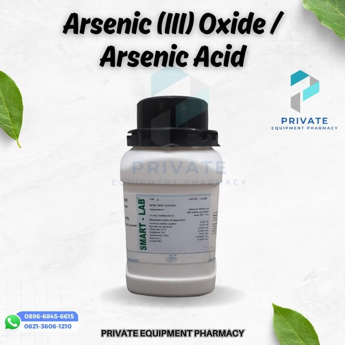 Arsenic (Iii) Oxide Arsen Trioksida (Ar)  Ecer 5 Gram Terbaru 100 % Original