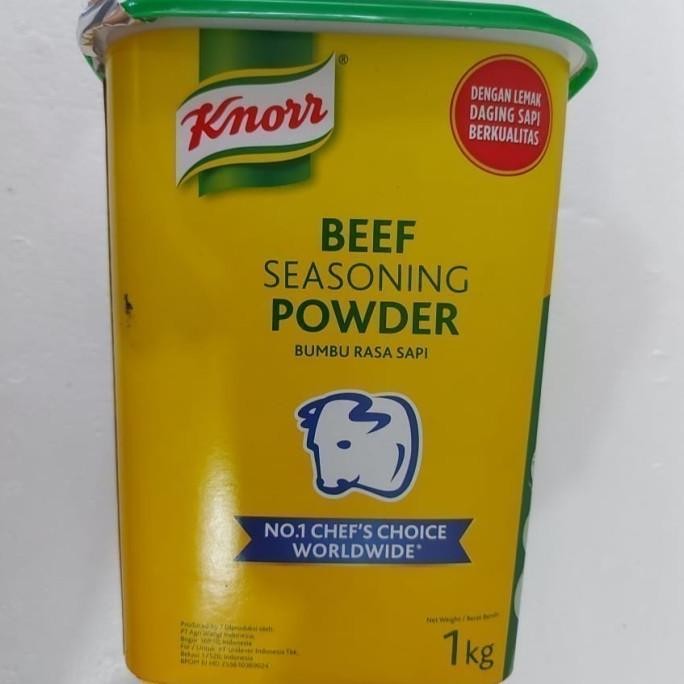 

KNORR - Beef Seasoning Powder 1kg / Kaldu Sapi Bubuk 1 kg