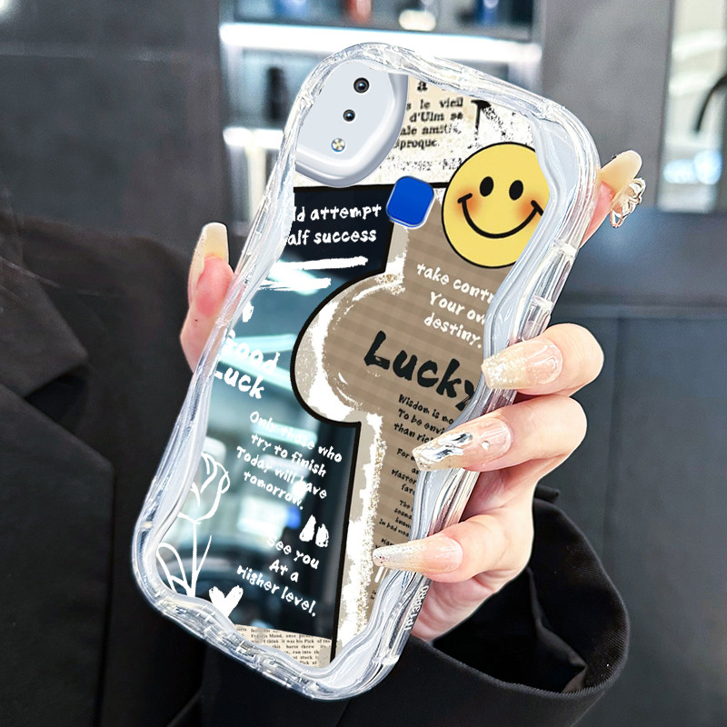 Casing Hp Untuk VIVO Y91 Y91i Y93 Y93s Y95 Case Casing bunga mawar foto HP Softcase Drop silikon Kas