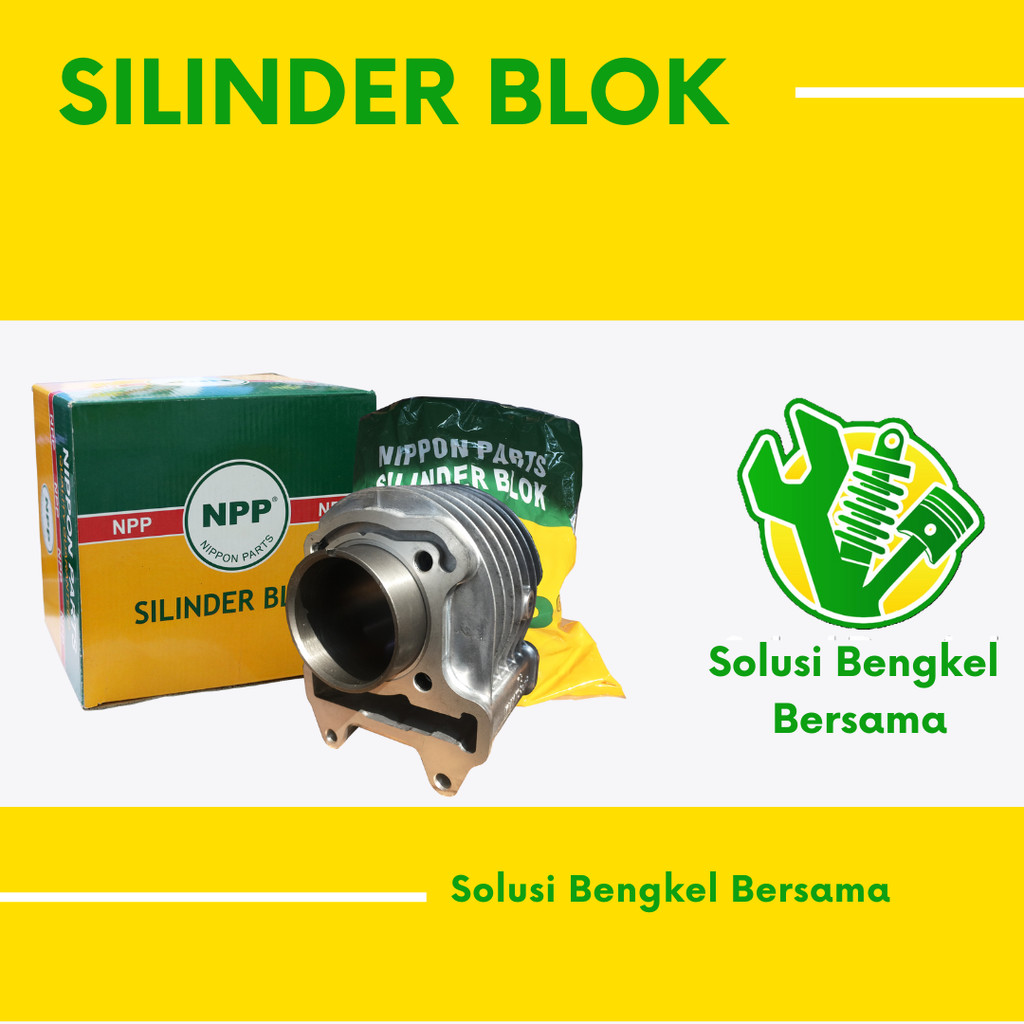 SILINDER BLOK ONLY / HANYA SILINDER BLOK SUZUKI Shogun 125 NPP