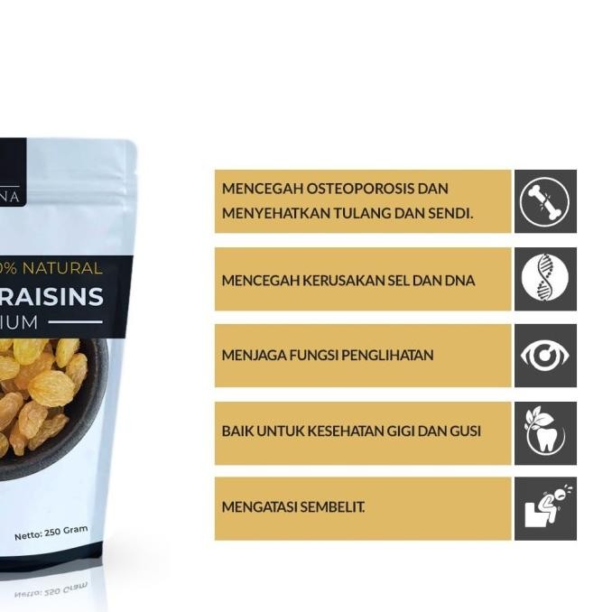 

Golden Kismis Raisin Premium 1KG [terbaik]