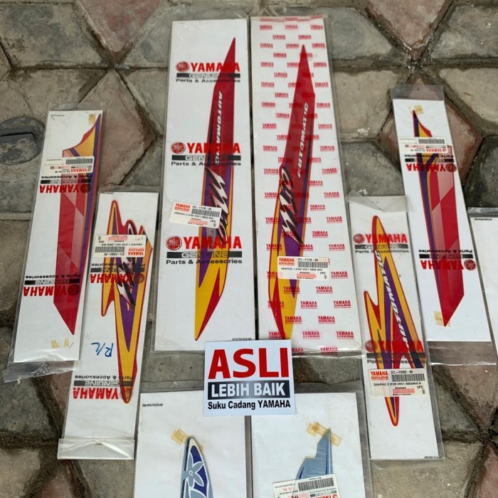Promo Striping Yamaha Mio Sporty Merah Original