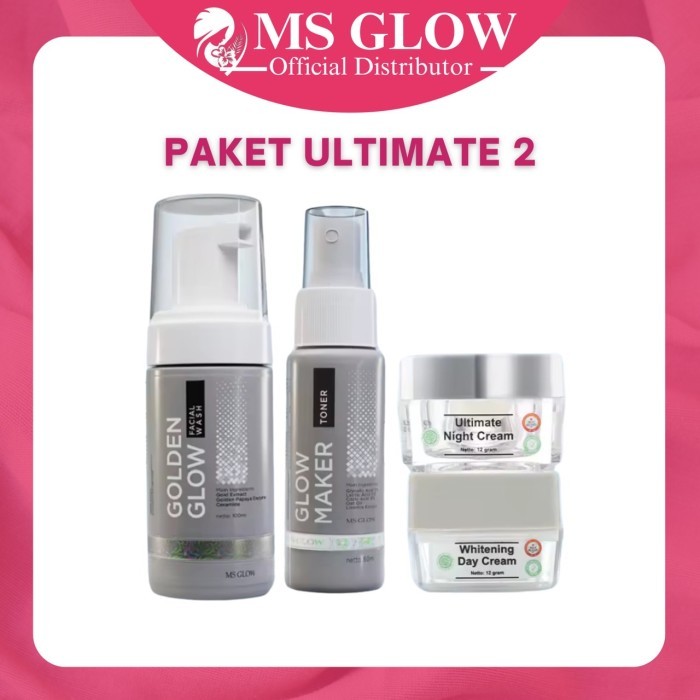 Ms Glow Paket Ultimate Series Ms Glow Skincare Glowing Cantik Skincare