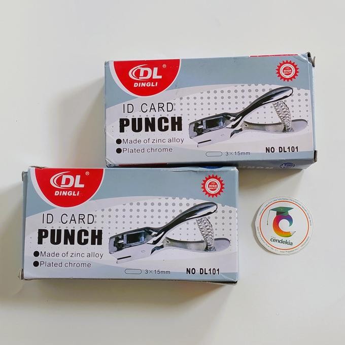

Produk Unggulan] Punch Id card Punch DINGLI No. DL101 - 1 Lubang