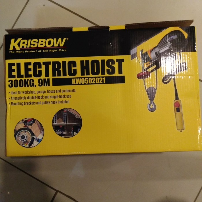 electric hoist krisbow kw0502021