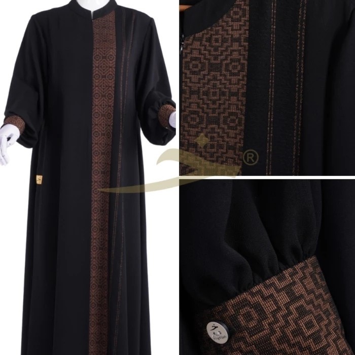 Rafhanah Gamis Jetblack - Khadijah Indonesia #Ayranashwa