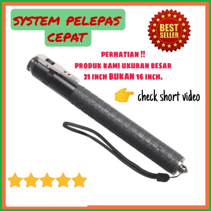 baton stick terbaru otomatis lebih bagus dari baton stick jatah polri