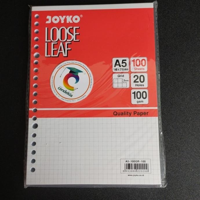 

] Isi binder JOYKO A5 kotak-kotak Loose leaf JOYKO A5 kotak-kotak