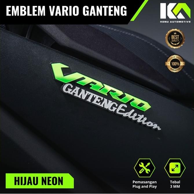 NSA 1pcs EMBLEM VARIO AKSESORIS VARIO GANTENG EDITION LOGO VARIO GANTENG EDITION BUKAN STICKER ATAU 