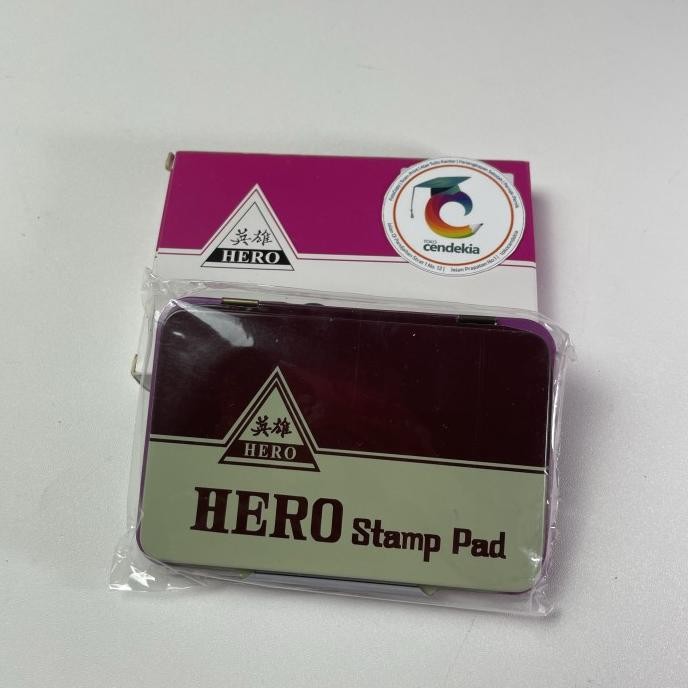 

paling diminati] Stamp Pad Bantalan Stampel HERO E2460 Violet