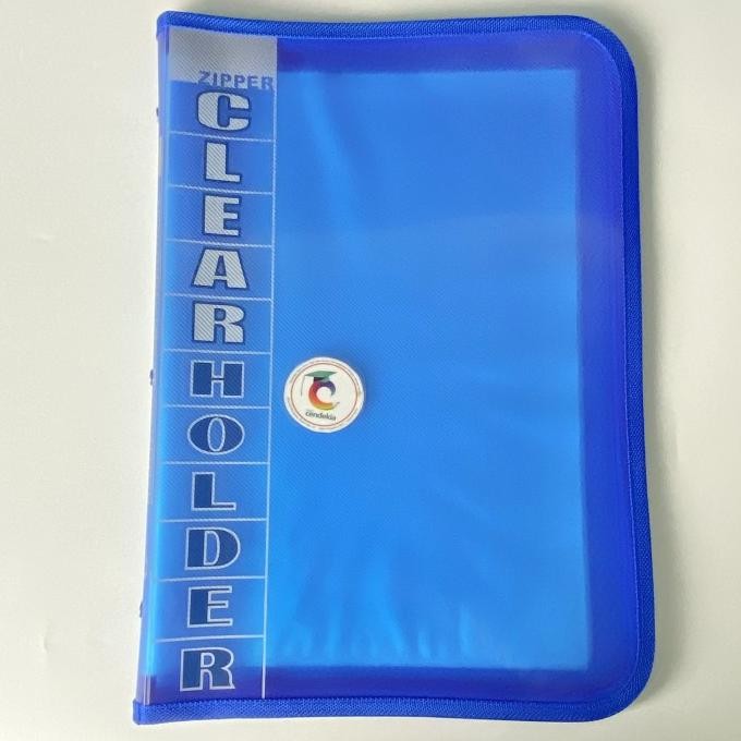 

#@#@#@#@] Clear Holder Map Display Zipper F4 C/H 555 isi 40 Lembar