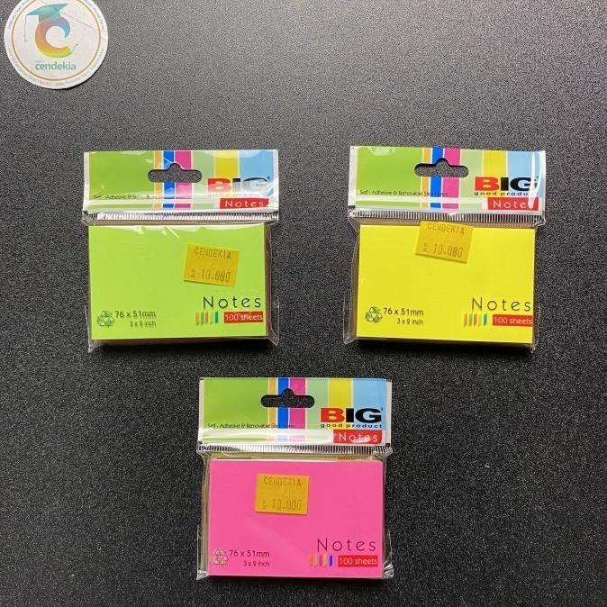 

\"\"\"\] Sticky Note / Index Mark / Pembatas BIG 76x51 warna tumpuk