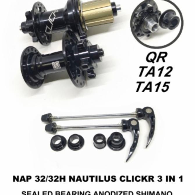 Hub free nautilus clickr 3in1 disk Clickr12 x 148 15 x 110 The best