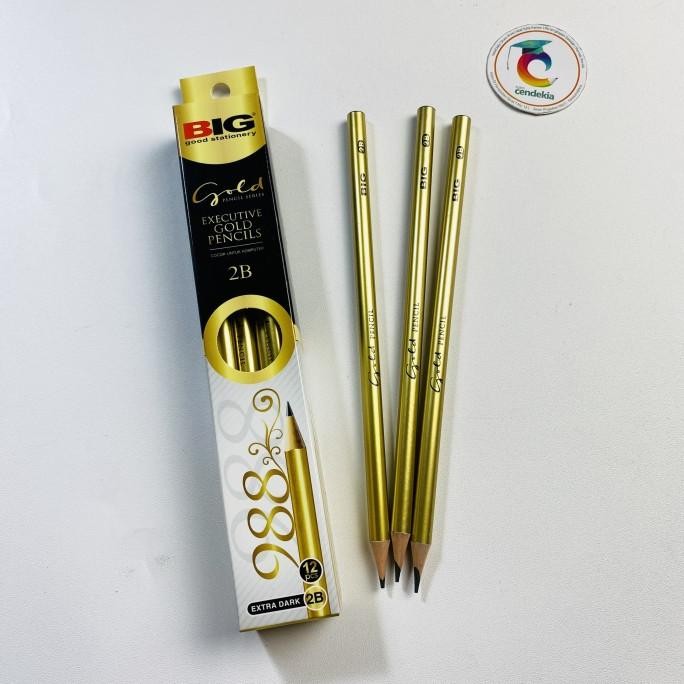 

&<&<&<&] Pensil BIG 2b 988 Executive Gold