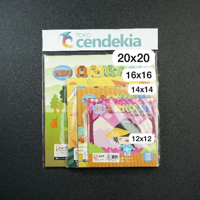 

.........] Kertas Lipat Origami SIDU 12 x 12 cm 25 lbr