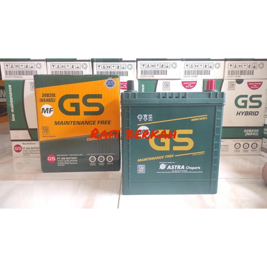 Aki Mobil Honda Brv, Brio, Mobilio  Gs Astra Mf Ns40Zl Aki Kering