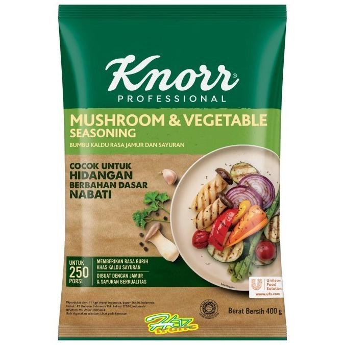 

Knorr Professional Mushroom & Vegetable Seasoning | Kaldu Jamur 400 gr