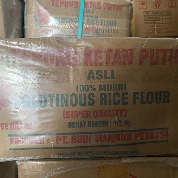 

PROMO! Tepung ketan putih rosebrand 500 gram dus