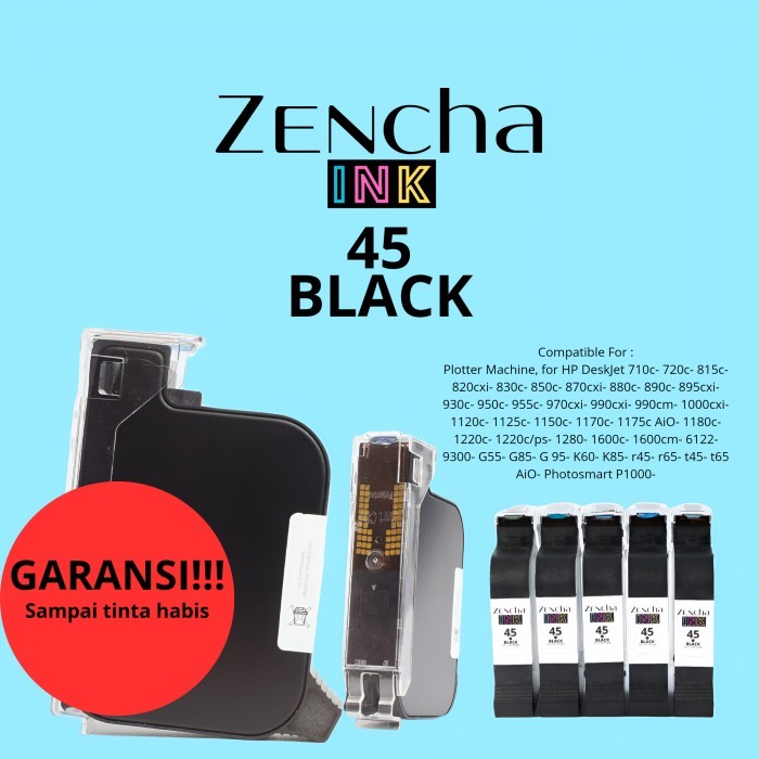 

PROMO! Tinta 45Black Zencha Ink