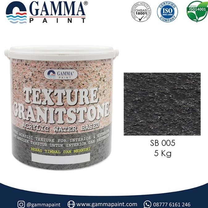 BEBAS ONGKIR - GRANITSTONE TEXTURE - 5KG - Cat Tekstur Motif Granit