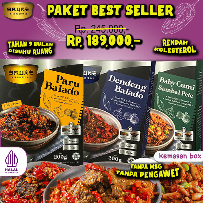 

Paket Best Seller Lauk Instan Rendah Kolesterol Ready