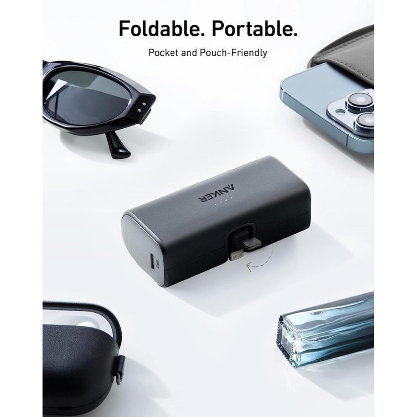 Anker Powerbank Nano Powerbank Mini 22.5W Type C / 12W Lightning Terlaris