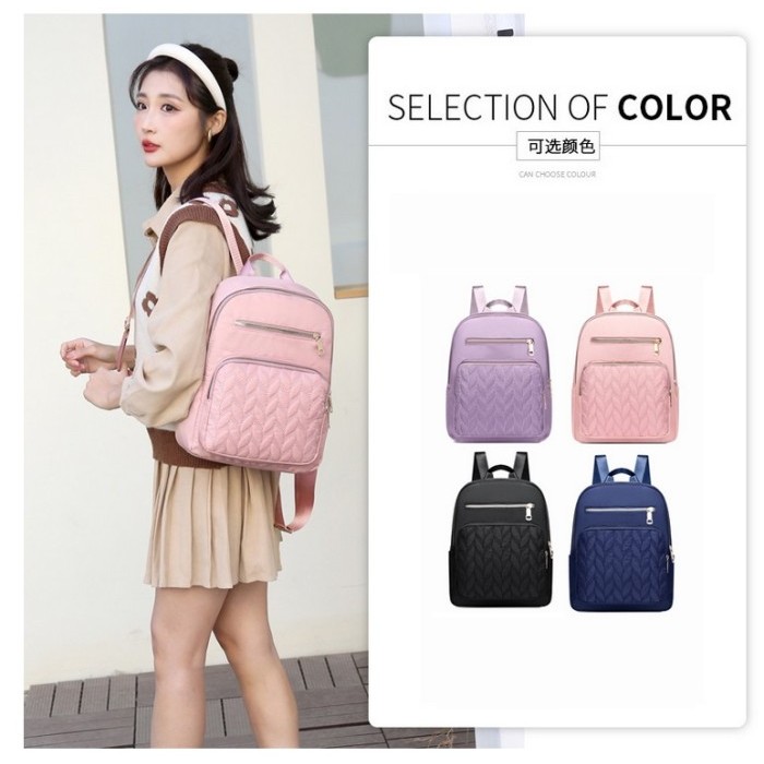 BP76 TAS RANSEL WANITA KOREA STYLE NAMI FASHION WOMEN NYLON BACKPACK